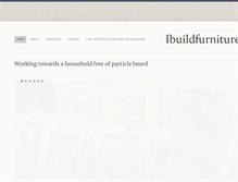 Tablet Screenshot of ibuildfurniture.com